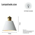 thumbnail image 3 of JLOWCO Led Hanging Lights with Plug in Cord,modern Pendant Lights Kitchen Island Lighting White Kitchen Lights Over Island (LED Bulb Include), 3 of 7