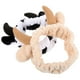 thumbnail image 3 of GOOHOCHY 2 diademas con orejas de animal para maquillaje de spa, bonitas diademas para lavarse la cara, diadema facial de cuerno., 3 of 7
