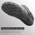 thumbnail image 2 of L-RUN Womens Mens Furry Slides House Slippers Fuzzy Fluffy Memory Foam Bedroom Slippers Clogs, 2 of 6