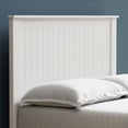 thumbnail image 2 of Wainscott Wood Panel Headboard in White -  Full Size, 2 of 6