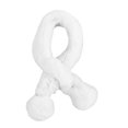 thumbnail image 1 of EeaseMX 1 bufanda de felpa sencilla navideña para niños, cálida y cálida para el cuello con lazo cruzado., 1 of 8