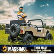 Massimo Go Kart Mini 125cc 9HP, 2WD, 4 Stroke Automatic Go Cart - Quicksand