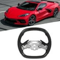 thumbnail image 1 of LED Steering Wheel, LED  Lights Steering Wheel Real Carbon Fiber  for Automobile for Car, 1 of 8