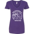 thumbnail image 3 of Inktastic Summer Vacation Mode Fort Walton Beach Florida Women's V-Neck T-Shirt, 3 of 5