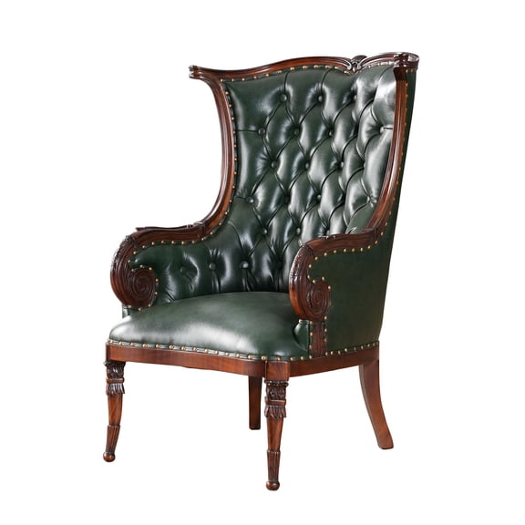 Leather Fireside Chair