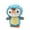 Blue, variant on UDIYO Cute Penguin Bee Animal Plush Doll Pendant Keychain Ring Key Holder Bag Decor