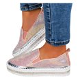 thumbnail image 3 of Vedolay Casual Shoes For Women Shoes for Women Comfort Loafers Classic Slip on Flat Shoes for Ladies,Pink 10, 3 of 4