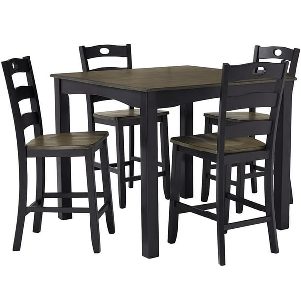 Ashley Furniture Froshburg 5 Piece Counter Height Dining Set In