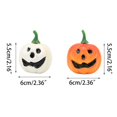 thumbnail image 4 of 6/12 piezas Mini calabaza artificial de espuma para Halloween, simulación de vegetales falsos, bricolaje, amarillo, 12 piezas, 4 of 5