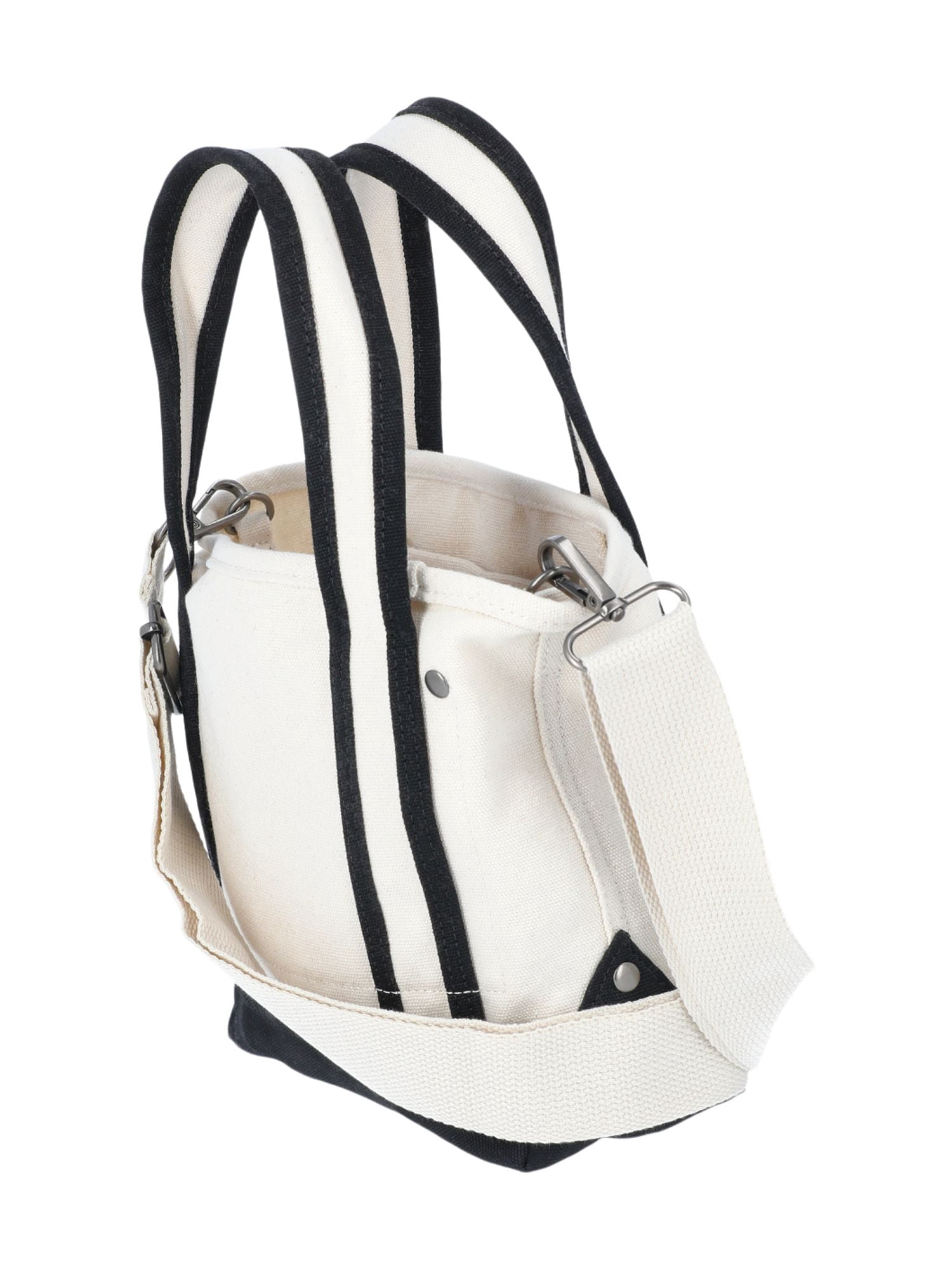 No Boundaries Women's Canvas Mini Tote, Black, Women’s