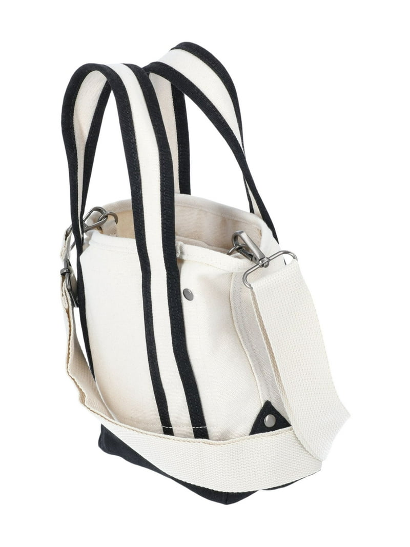 No Boundaries Women's Canvas Mini Tote, Black, Women's - Walmart.com
