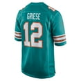 thumbnail image 3 of Men's Nike Bob Griese Aqua Miami Dolphins Retired Player Jersey, 3 of 4