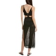 thumbnail image 2 of ViX womens  Solid Thuly Long Cover-Up, l, Black, 2 of 3