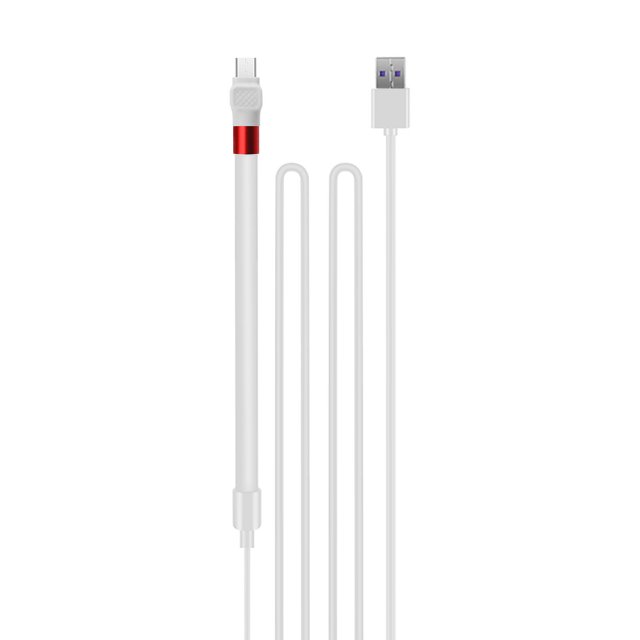 Cable de datos de soporte universal de carga rápida tres en uno Micro-USB Cable de carga de soporte de coche de escritorio