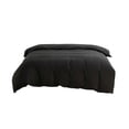 thumbnail image 2 of Solid Duvet Cover, Washed Cotton 173x229cm Single, Soft Brushed Fabric Bedding, Grey Beige Navy, 2 of 6