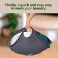 thumbnail image 3 of Cesta de lavandería Laundry Turtle plegable, gris, tamaño grande, 3 of 5
