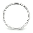thumbnail image 7 of 14K White Gold 5mm Half-Round Band Ring Size 6, 7 of 7