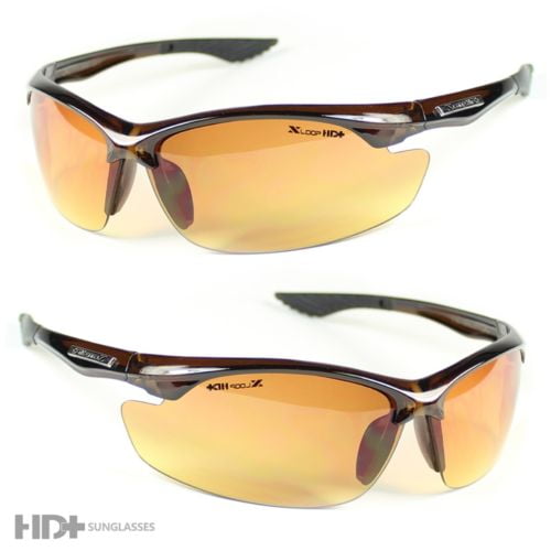 Sport Wrap Hd Night Driving Vision Sunglasses Yellow High Definition