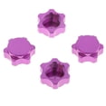 thumbnail image 4 of 4x Aluminio 17mm Tuercas Hexagonales Accesorios Para 1/8 RC Car - Púrpura, tal se describe, 4 of 6