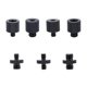 thumbnail image 1 of Camera Tripod Screw Adapter 1/4" to 3/8" 6-Piece Black, 1 of 5