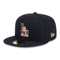 thumbnail image 3 of Men's New Era  Navy Los Angeles Dodgers 2023 Fourth of July 59FIFTY Fitted Hat, 3 of 6