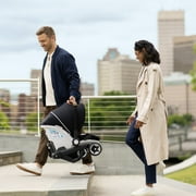 Evenflo Shyft DualRide Infant Car Seat and Stroller Combo w Carryall Storage & Extended Canopy , Moonstone