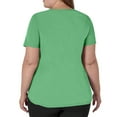 thumbnail image 4 of V-Neck Scrub Tops Women - Stretchy Pocket Nurse Scrubs with Medical Uniform Fit 5XL Polyester, 4 of 4