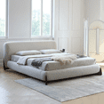 thumbnail image 3 of Cama King Size oTTo Tela Tipo Borrego KB94, 3 of 10