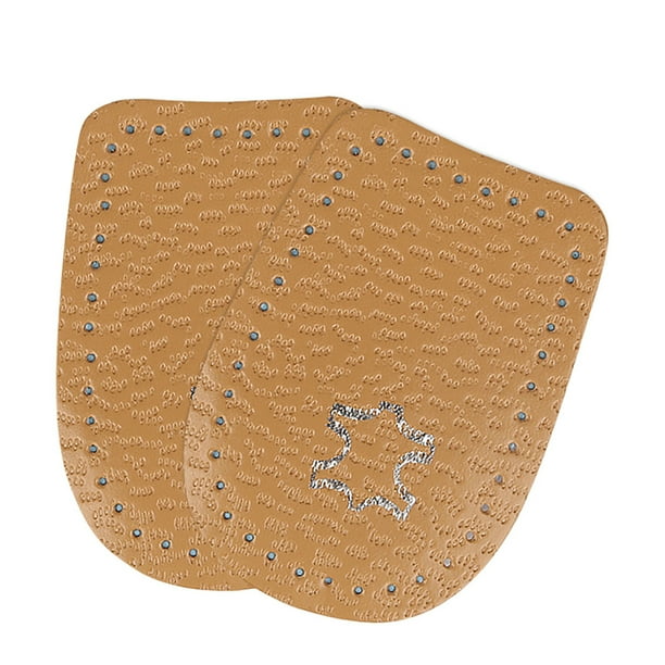 1 par de plantillas acolchadas unisex para el talón Cómodas plantillas transpirables para hombres y mujeres Plantillas flexibles y antideslizantes