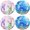 Style 2, variant on Vjnyvs 4Pcs/Set Cartoon Mermaid Tail Hawaiians Pattern Paper Lantern Ocean Hawaiian Theme Paper Lanterns Hanging Party Supplies