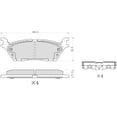 thumbnail image 5 of Ultra HC 1000 Brake Pad Set, Rear HC10.1790.0.F, Ford F-150 2017-2015, 5 of 5