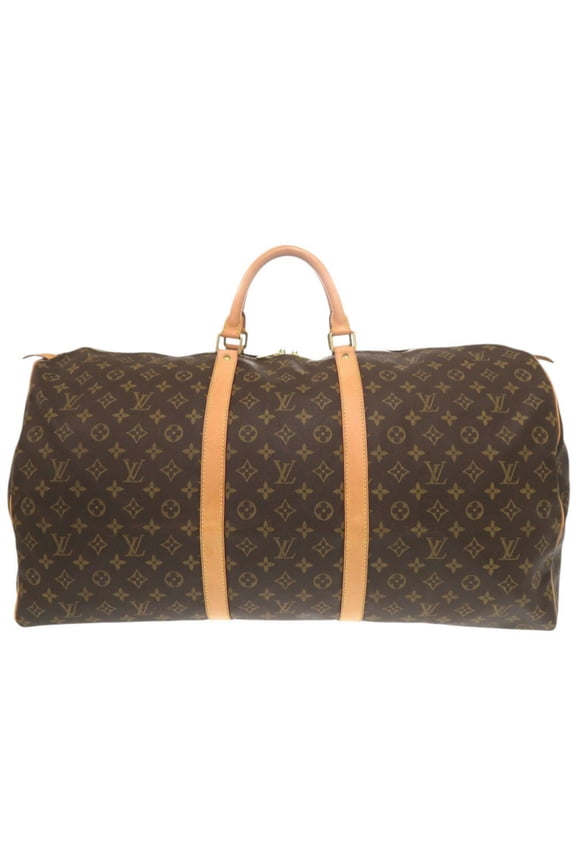 Pre-Owned Louis Vuitton Keepall 60 Monogram M41422 Brown Boston Bag LV 1152 LOUIS... (Good)