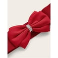 thumbnail image 3 of YooGuoGuo Women's Rhinestone Bow Elastic Wide Belts Stretchy Waist Buckle Belt, 3 of 3