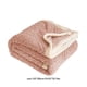 thumbnail image 3 of Manta para sofá, manta de franela extra gruesa de doble capa, ideal para la oficina, manta cálida y acogedora para cama o sofá, manta de tela., 3 of 6