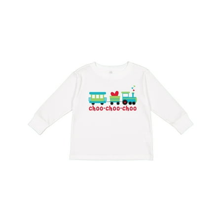 

Inktastic Love Train Gift Toddler Boy or Toddler Girl Long Sleeve T-Shirt