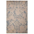 thumbnail image 2 of HAND KNOTTED WOOL FLORAL MODERN AREA RUGS - 5'x8', Rectangle Shape, Beige Color, Classic Traditional Design, Low Pile Handmade Area Rugs for Living Room, Bed Room (N00913), 2 of 7