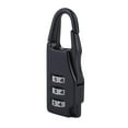 thumbnail image 2 of Travel Luggage Bag Lock Jewelry Boxes Tool Chests Code Lock Zipper Padlock, 2 of 4