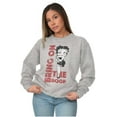thumbnail image 2 of Retro Betty Boop Cartoon Bring It On Women Plus Size Sweatshirt Brisco Brands 2X, 2 of 4