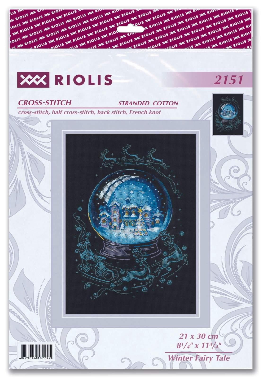 RIOLIS® Winter Fairy Tale Kit & Frame Counted Cross-Stitch