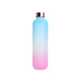thumbnail image 2 of Soidarity Botella de agua de 1000ml, vaso portátil para exteriores, tapa de acero inoxidable, taza para beber, reutilizable, para estudiantes, escuela, Kits de desorden para acampar Azul púrpura Soidarity OD028155-05, 2 of 6
