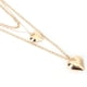 thumbnail image 1 of Collar colgante ANGGREK de corazón Dorado, 1 of 8
