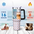 thumbnail image 4 of 40oz July 4th Handle Cup 🇺🇸,Stars & Stripes Stainless Steel Tumbler-Hand Wash Only, 4 of 7