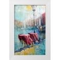 thumbnail image 1 of Zakrynycny, Viktor 10x14 White Modern Wood Framed Museum Art Print Titled - An old Harbour on Crete, 1 of 4