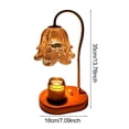 thumbnail image 5 of Joernso Candle Warmer Lamp with Wooden Base Timer Function Adjustable Brightness Scented Wax Melter Decorative Table Lamp, 5 of 8