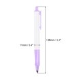 thumbnail image 2 of Lápiz sin tinta Uxcell, paquete de 6 lápices eternos, lápices mágicos con punta reemplazable, morado, 2 of 6