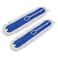 thumbnail image 3 of 36inch Commercial Dust Mop Pads for Floor Cleaning, Cleaning Office Garage Hardwood Warehouse Factory Mall 2PCS Blue, 3 of 7