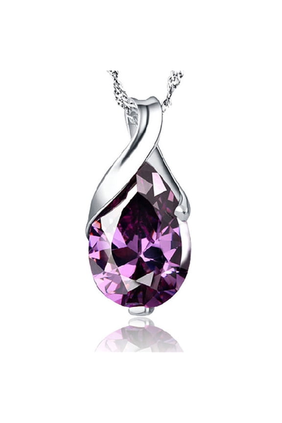 Crystal Necklaces for Women Spiritual Jewelry Pendant Amethyst Gifts for Friends Female Sister Gifts Gifts for Mom Jewelry Holiday Gift