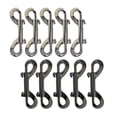 thumbnail image 1 of 10 piezas de aleación de metal de resistencia broche de langosta gancho de gatillo para correas bolsas cinturones al aire libre tiendas de campañ Baoblaze Gancho de presión de perno de doble punta, 1 of 8