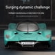 thumbnail image 5 of Maisto 2024 1:18 Aston Martin Valkyrie Versión de tapa dura Caja de acrílico verde Modelo de hipercoche fundido a presión Modelo de coche de aleación Juguetes para niños Regalos, 5 of 5