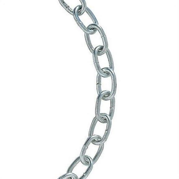 Koch Industries A12922 2/0 Trade Size Passing Link Chain, Electro Galvanized, 20 ft. Length